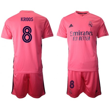 Billiga Fotbollströjor Real Madrid Toni Kroos 8 Barn Borta tröja 2020/21 Kortärmad